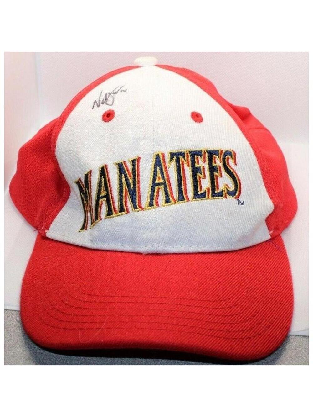 Promotional Adventures Manatees Red and White Baseball Cap